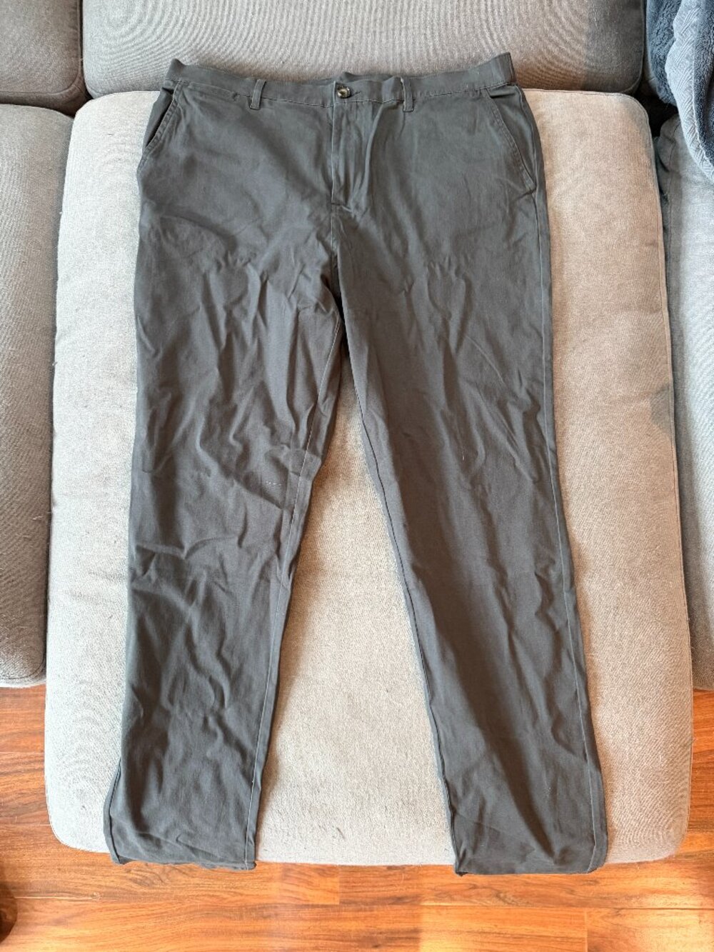 Cove USA Men's Chino Pants - Charcoal 38x34